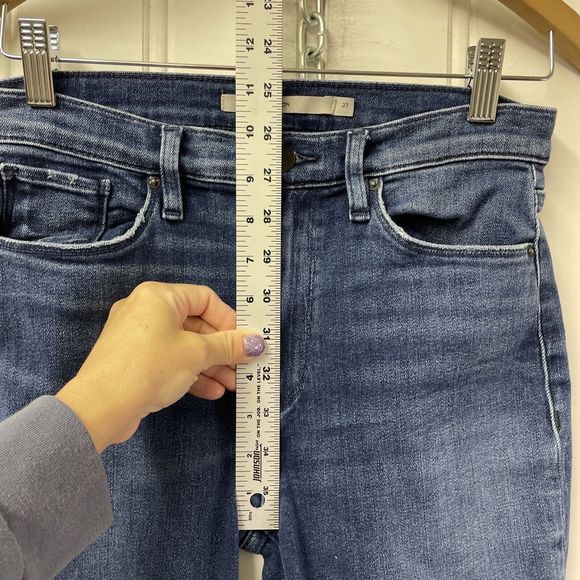 Hudson Barbara Skinny Ankle Jeans Women 27 High Rise‎ Stretch Blue Denim - Picture 6 of 11